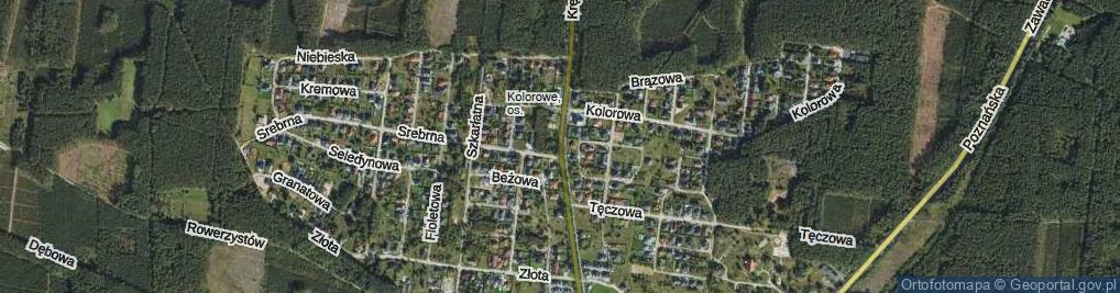 Zdjęcie satelitarne Krępowska ul.